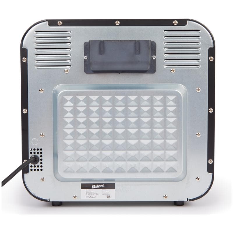 Compacte oven met retrolook - zwart