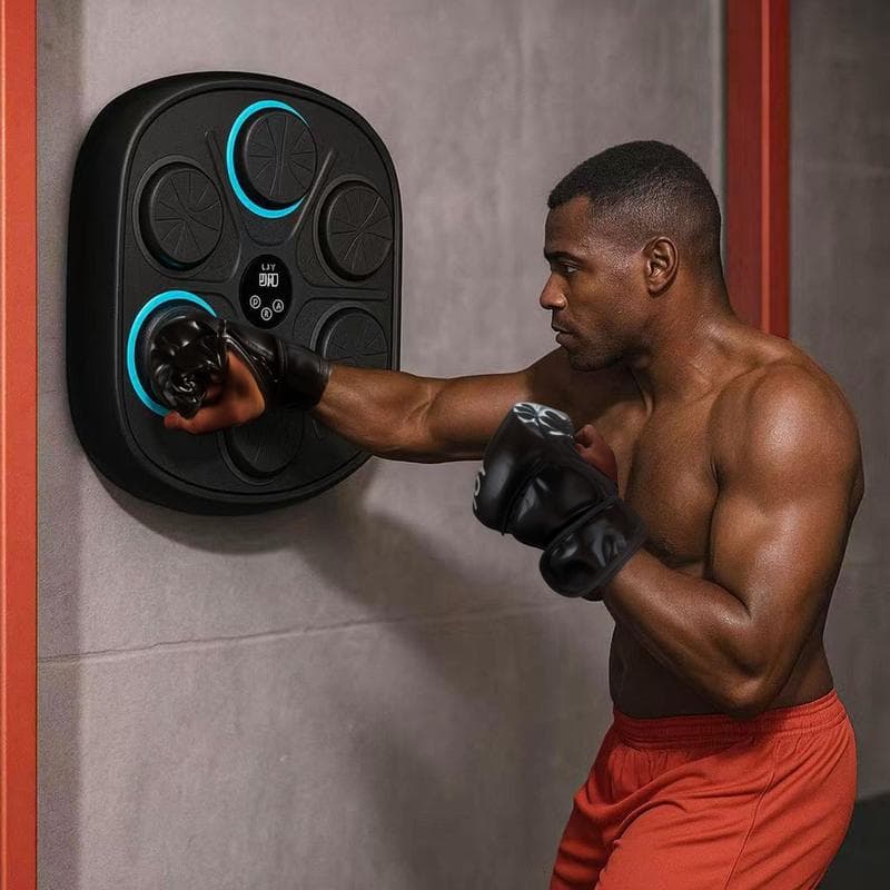 Music boxing machine w/ bluetooth (moves on beat) man