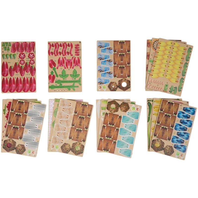 Coffret de puzzles 3D en bois - fleurs