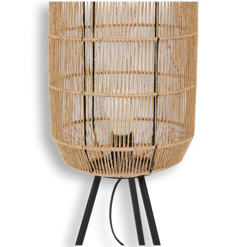 Lampe de table en jute