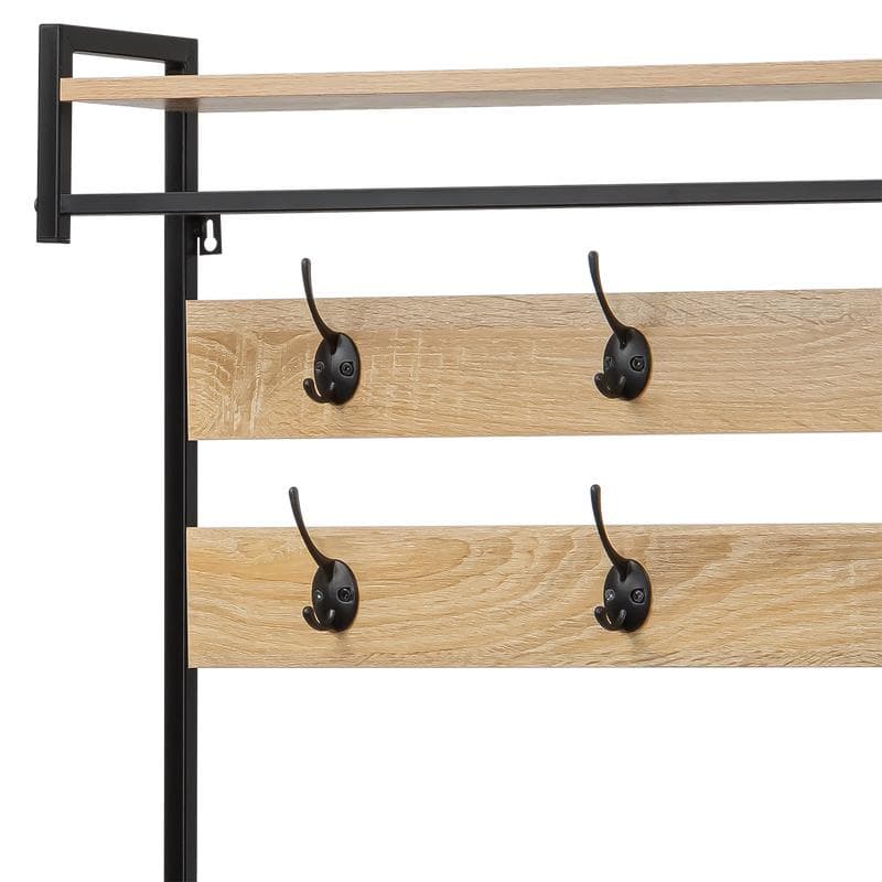 Kapstok - 6 dubbele haken