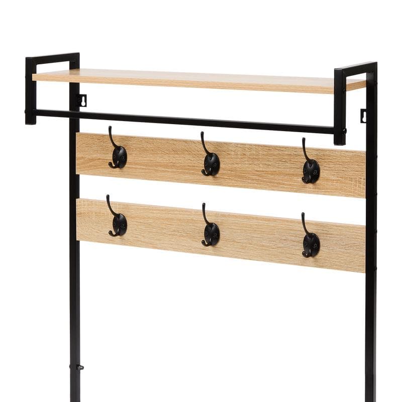 Kapstok - 6 dubbele haken