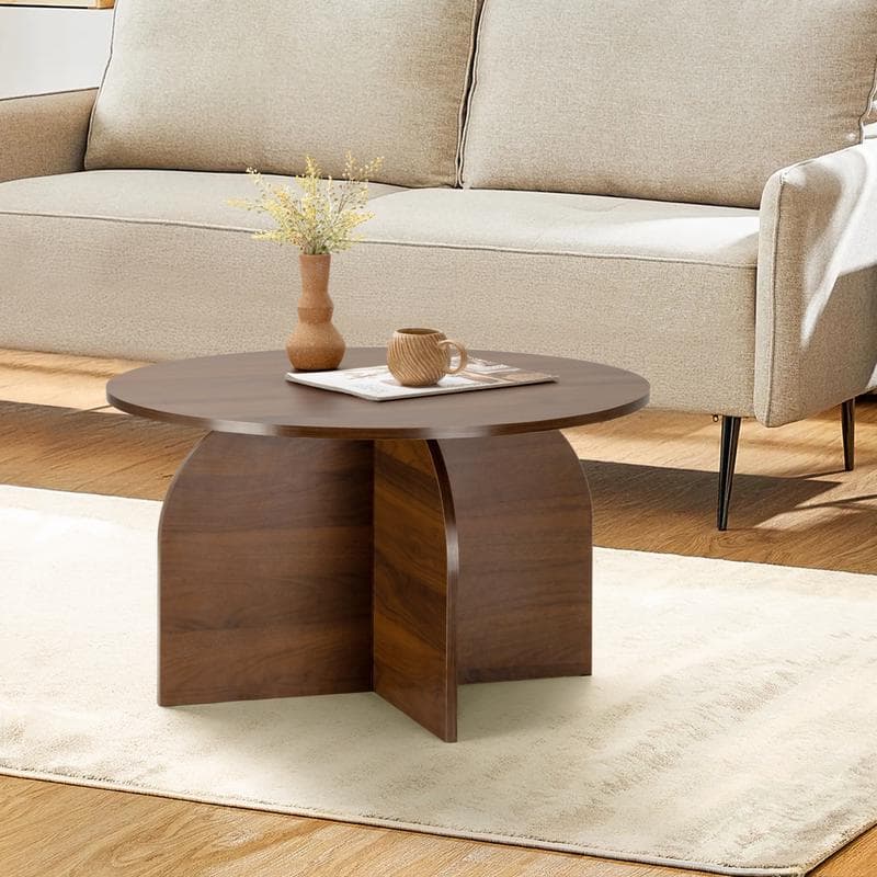 Table d'appoint ronde design - bois