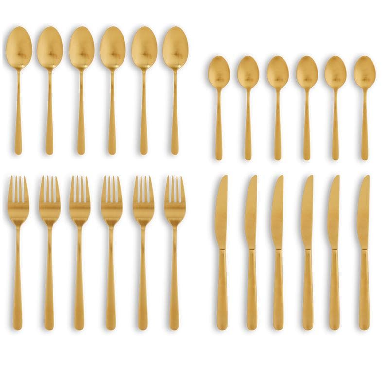 Ellen bestekset - goudkleurig