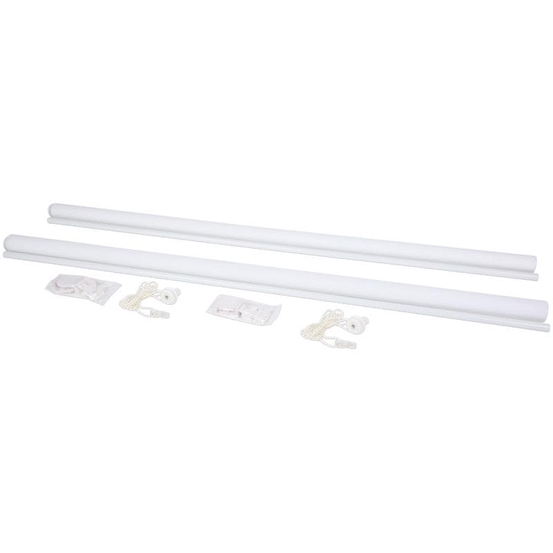 Lichtdoorlatend rolgordijn – 120 x 160 cm - wit