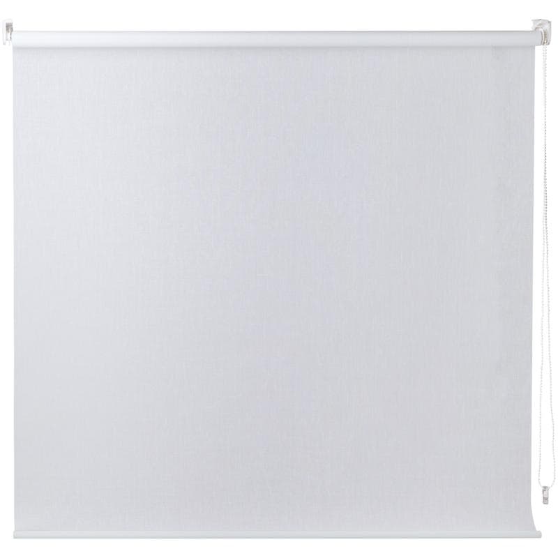 Lichtdoorlatend rolgordijn – 120 x 160 cm - wit