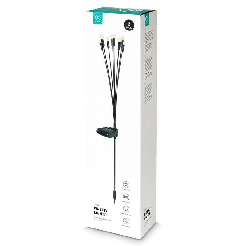 Firefly tuinverlichting - Set van 3 stuks