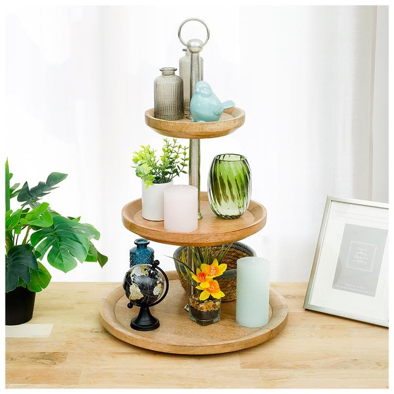 Mangohouten etagère XL