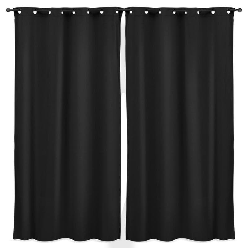 Velvet gordijnen zwart