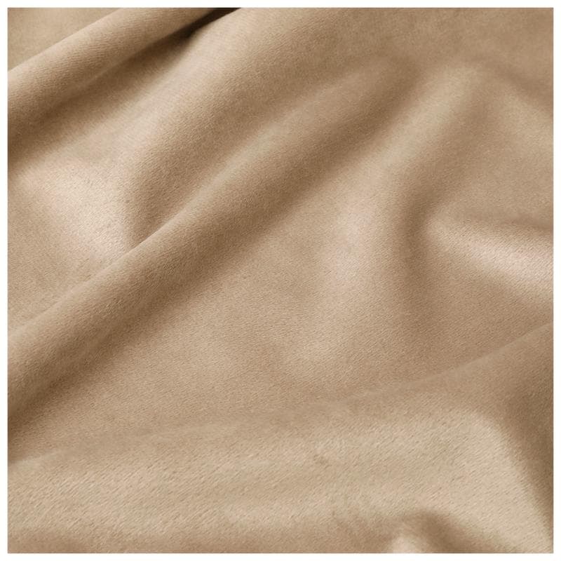 Rideau à œillets en velours - taupe