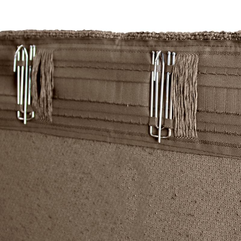 Kant-en-klaar bouclé gordijn - Taupe