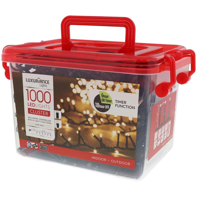 Luxe kerstverlichting cluster