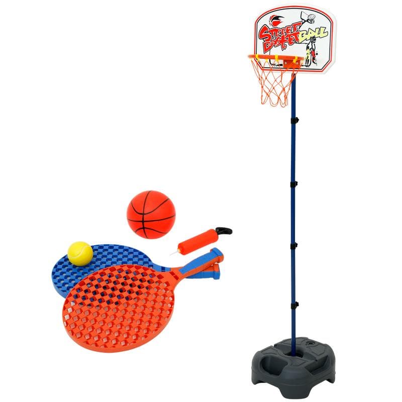 2-in-1 basketbal- en tennistrainer