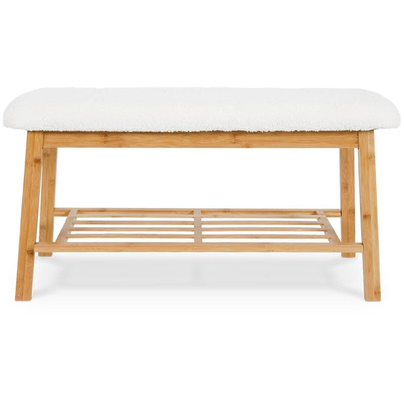 Bamboe bank met vacht