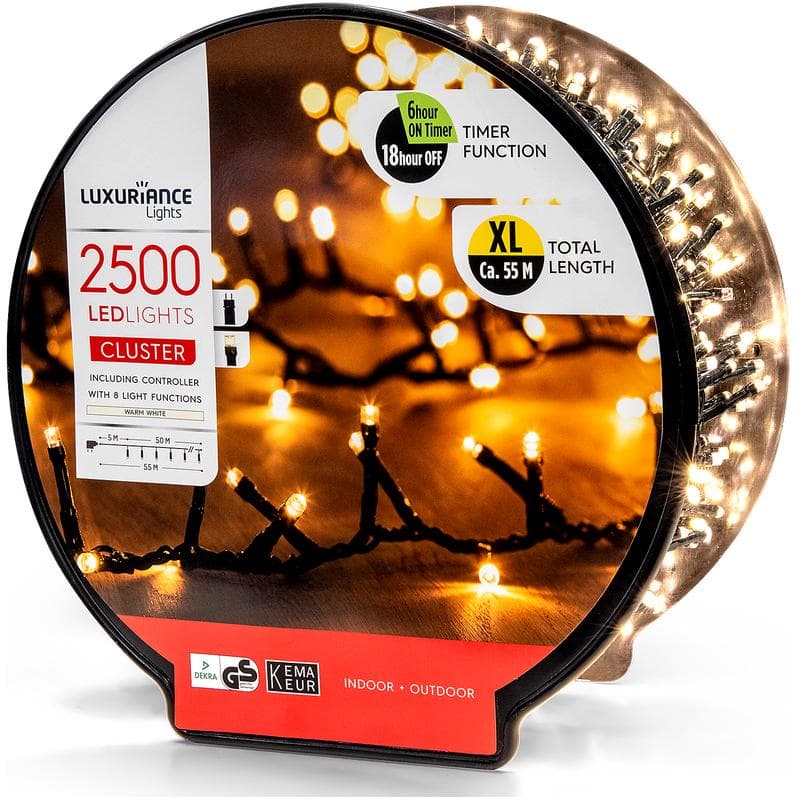 Luxe kerstverlichting 55 meter