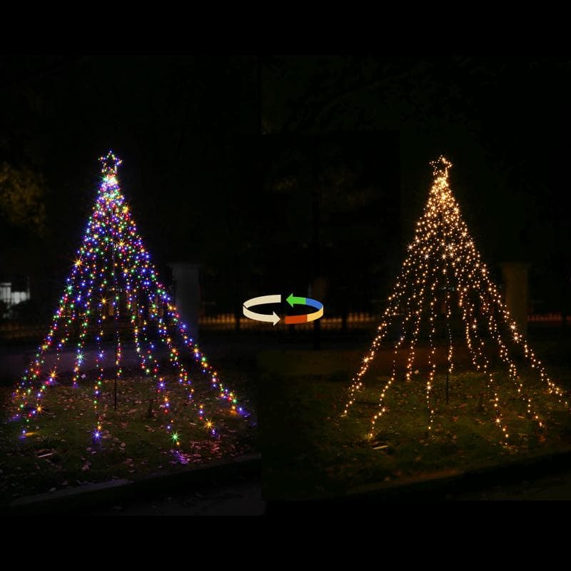 Sapin de Noël artificiel en LED pour l'extérieur