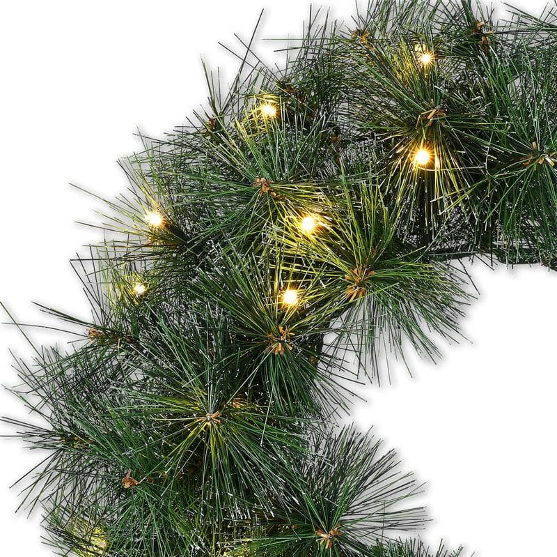 Set van 2 kerstbomen en 1 krans