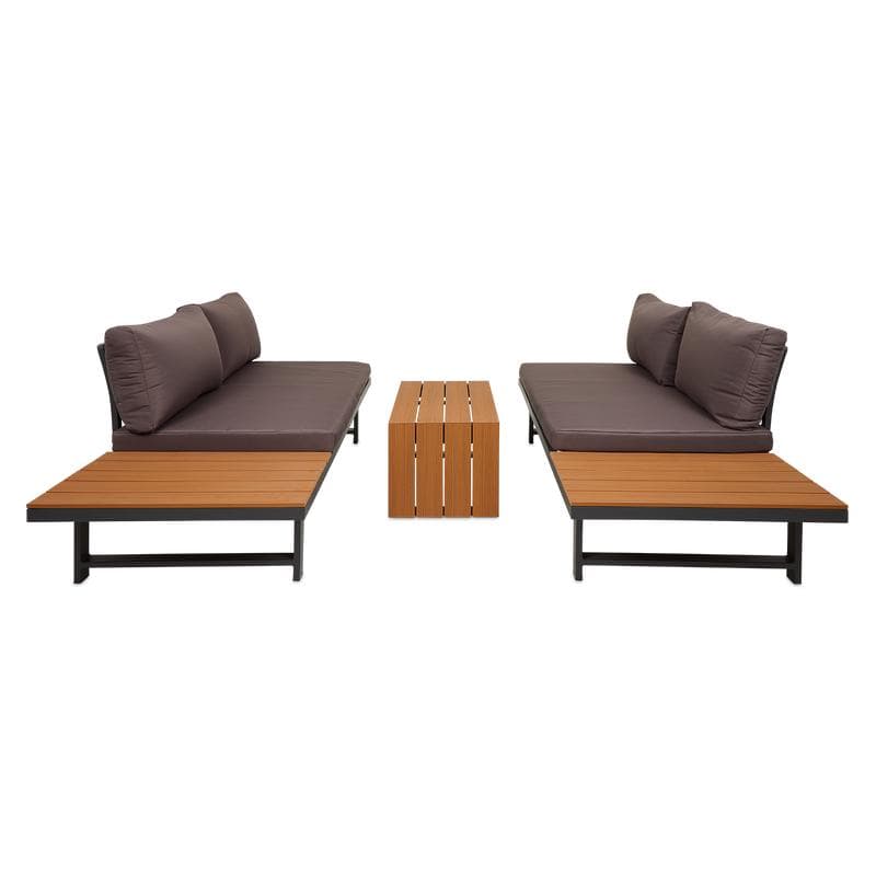 Tuinset 3-delig - Antraciet