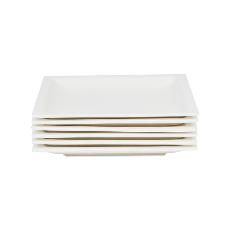 Modern vierkant servies - Wit