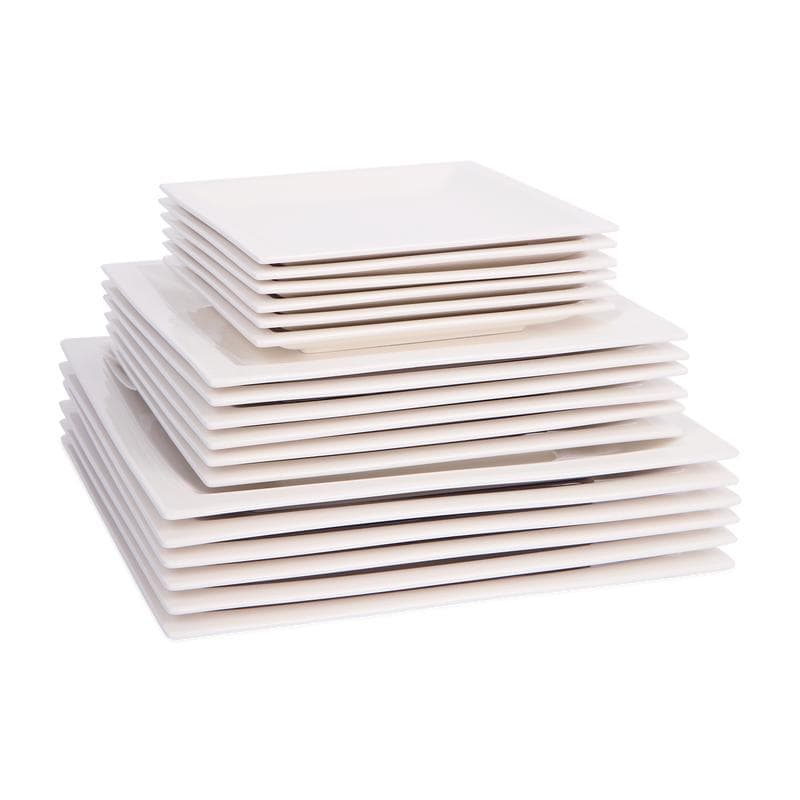 Service de table - carré blanc