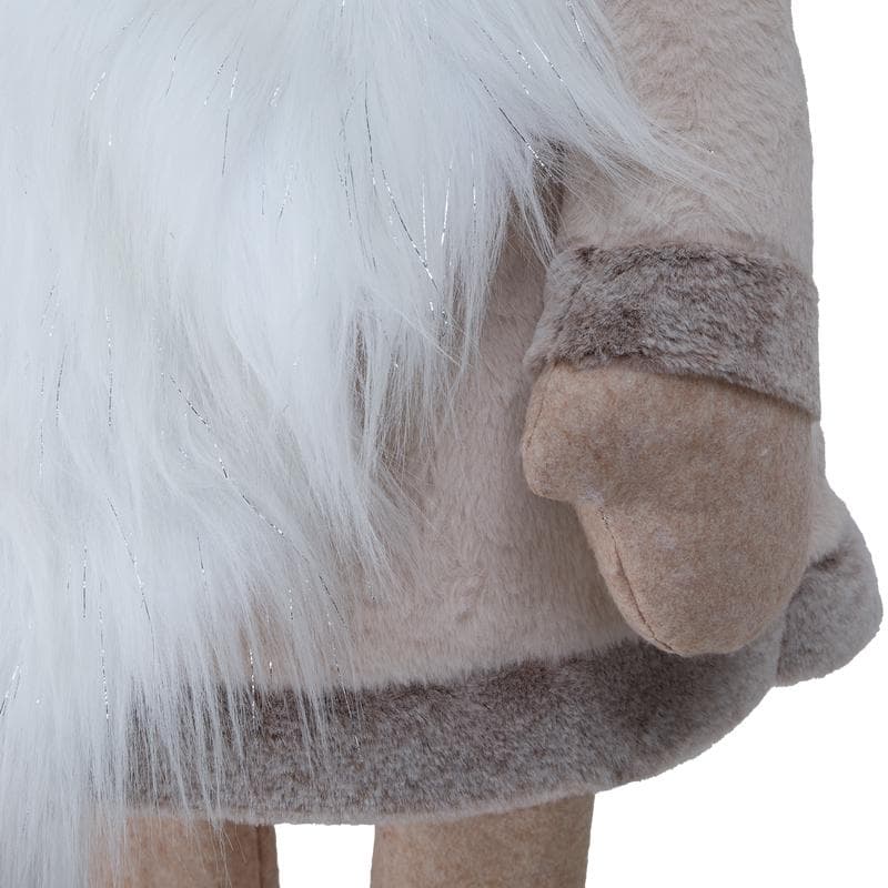 XXL kerst-gnoom 165 cm - Beige