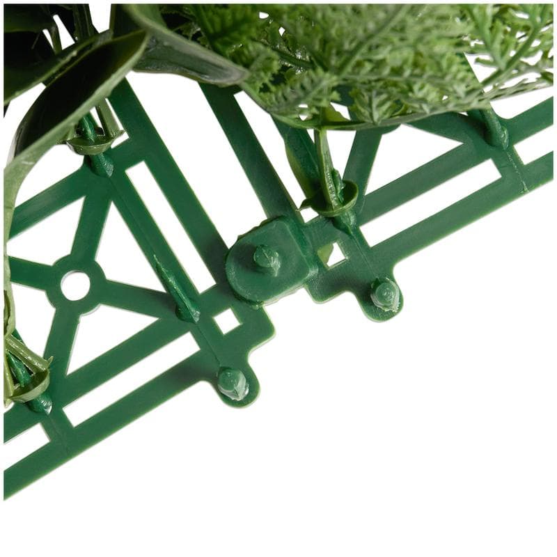 Luxe kunsthagen met bloemen