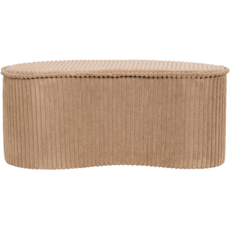 Banc en tissu côtelé - marron