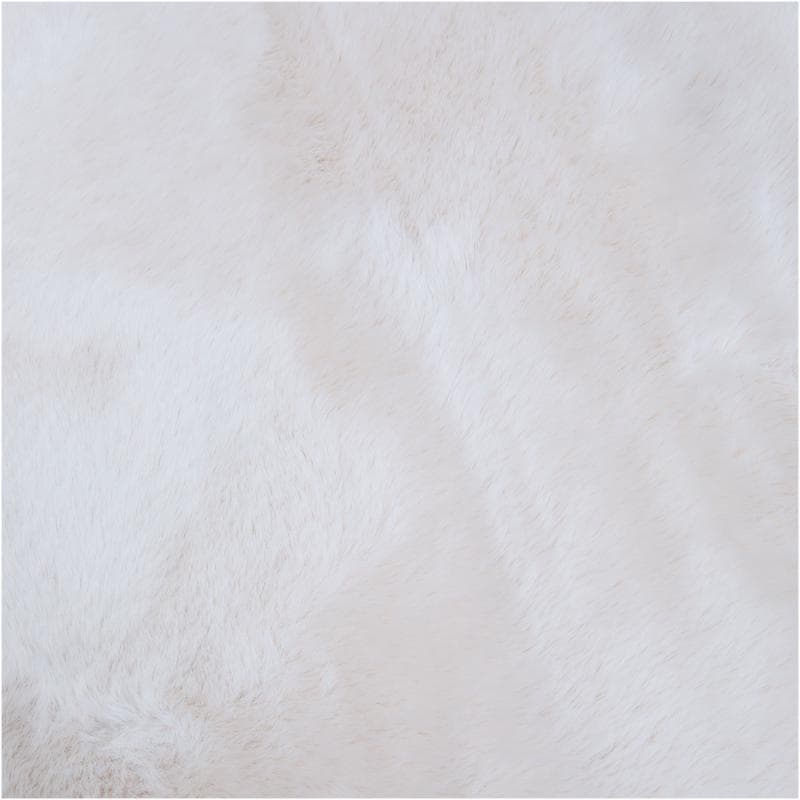 Organisch vloerkleed Faux Fur - beige