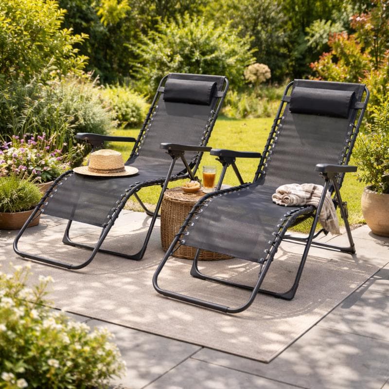 Luxe tuinstoel - set van 2