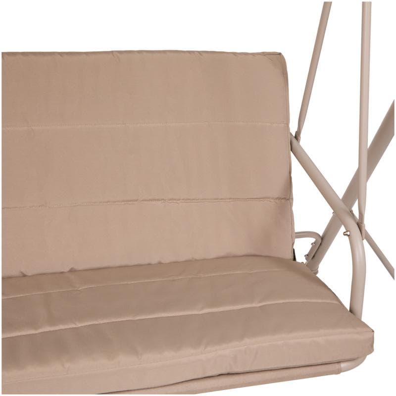 Banc à bascule avec auvent - crème