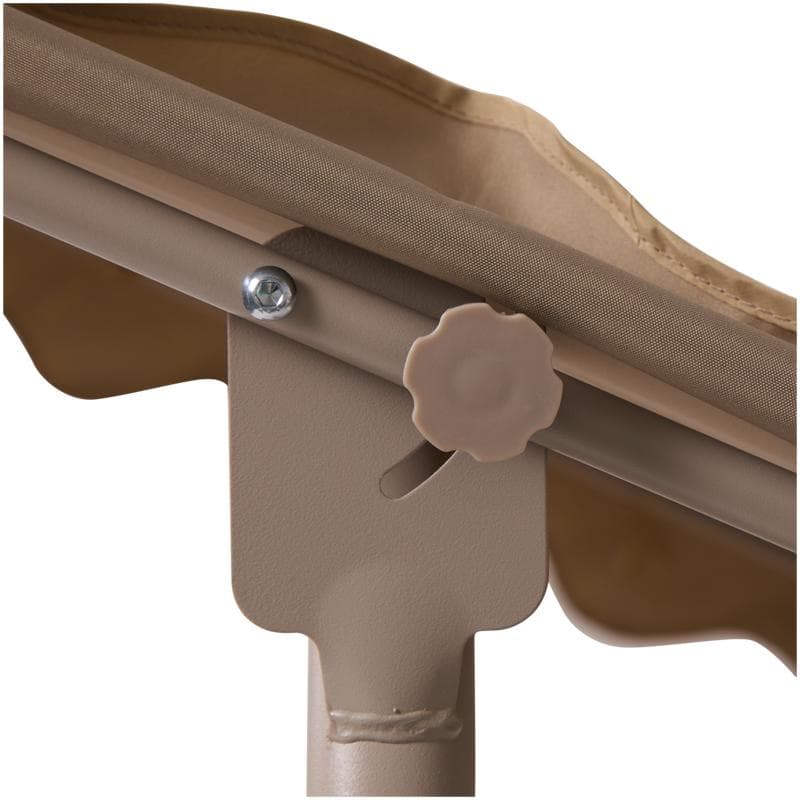 Banc à bascule avec auvent - crème