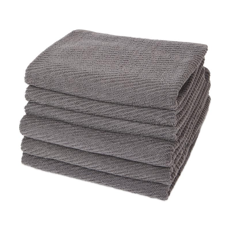 Luxe handdoekenset - antraciet