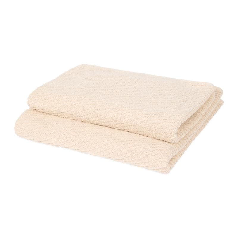 Luxe handdoekenset - crème-wit