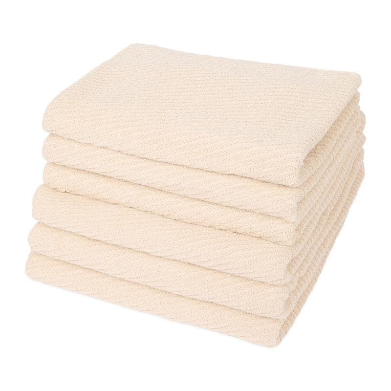 Luxe handdoekenset - crème-wit 