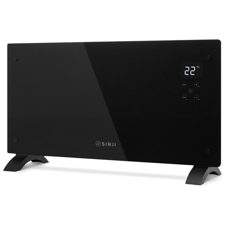 Sinji smart glass verwarmingspaneel - Zwart