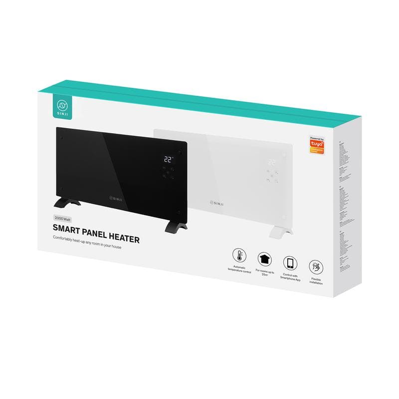 Panneau chauffant intelligent - noir