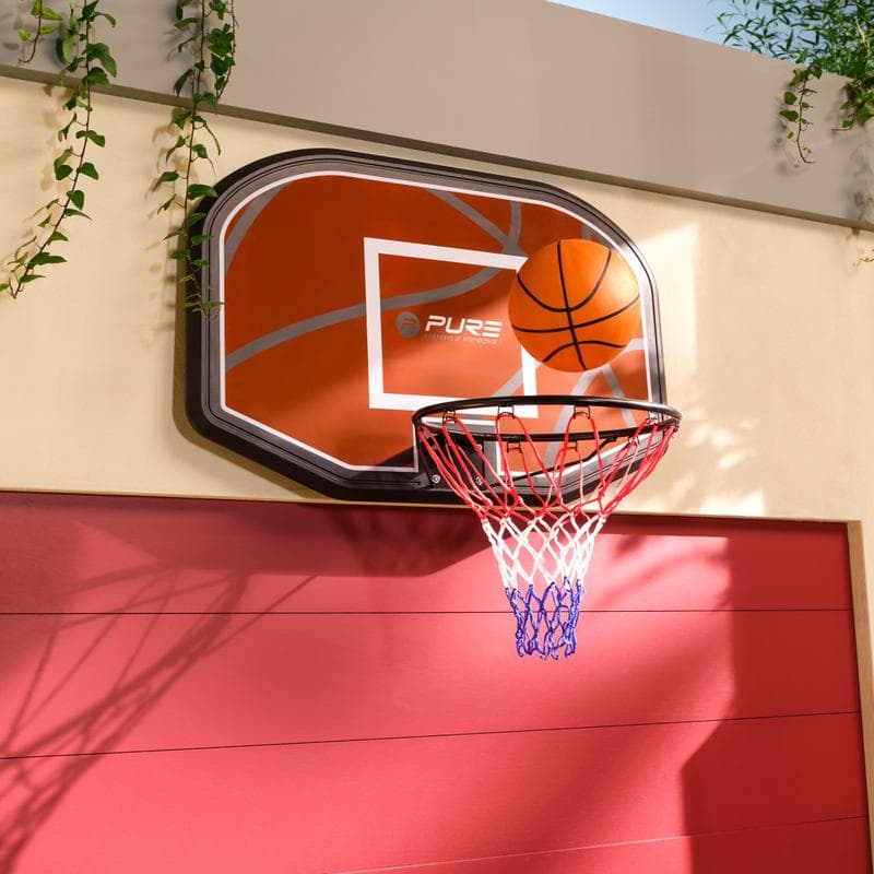 Basketbalbord met ring