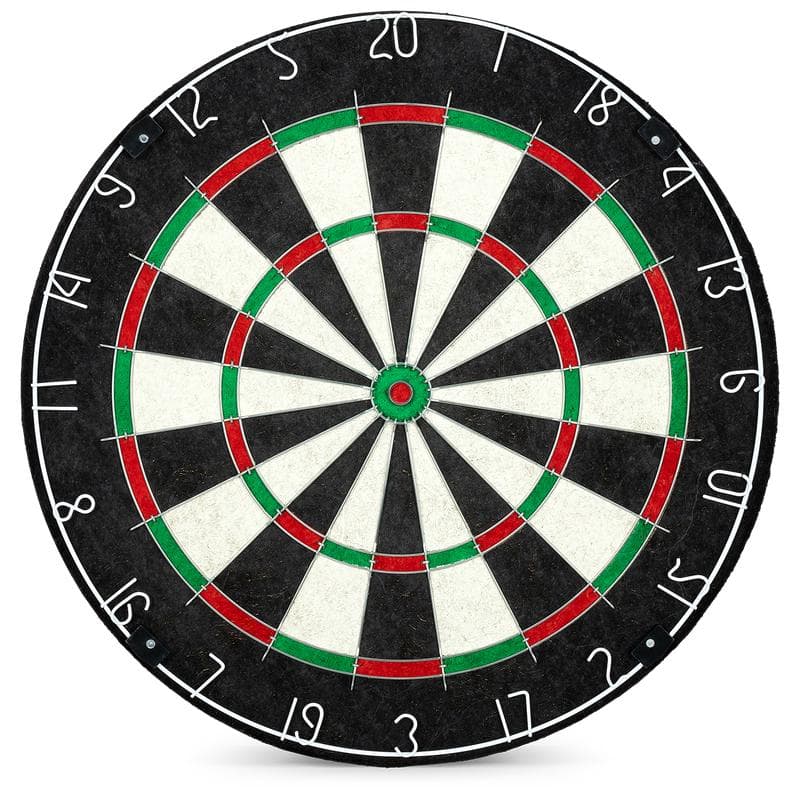 Jeu de fléchettes avec cible en sisal