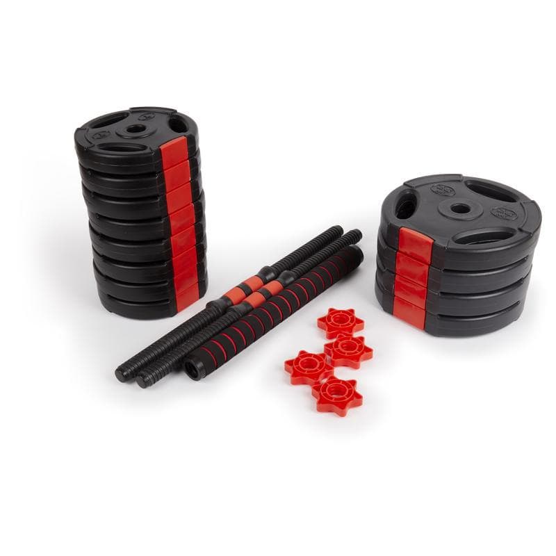 Kit d'haltères avec barre à disques Q4Life