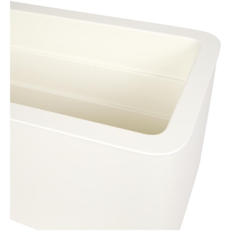 Lage plantenbak Terrassa – wit