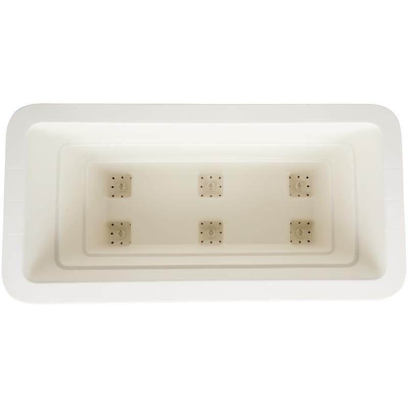Hoge plantenbak Terrassa – wit