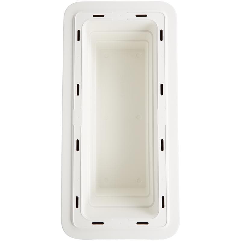 Hoge plantenbak Terrassa – wit