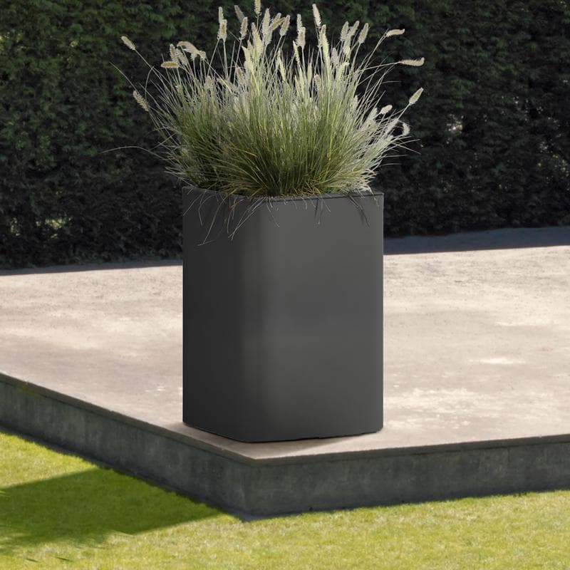 Vierkante plantenbak Terrassa – antraciet