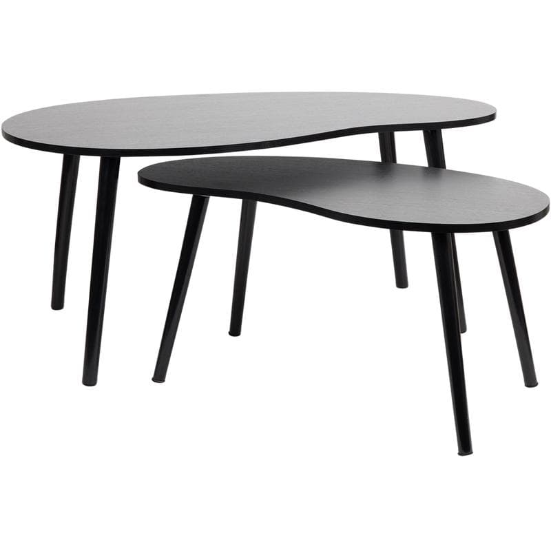 Bijzettafelset met organische vorm