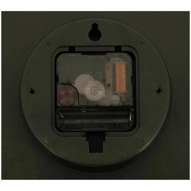 Wandklok met wereldkaart