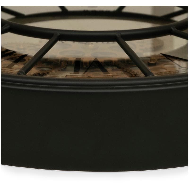 Wandklok met tandwielen