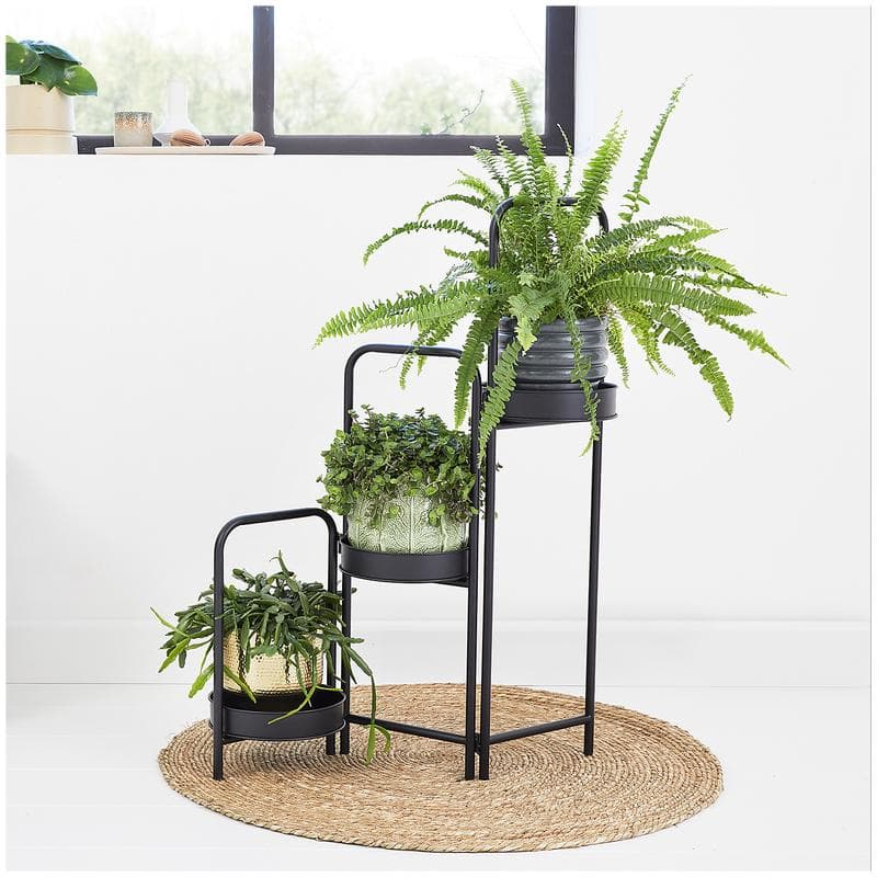 Metalen 3-traps plantenbak