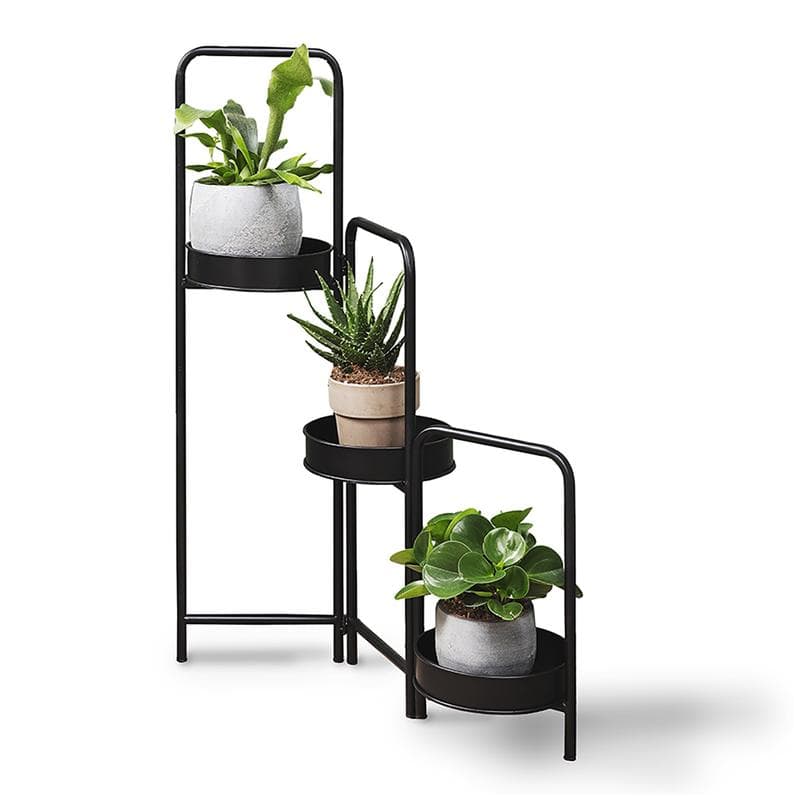 Metalen 3-traps plantenbak