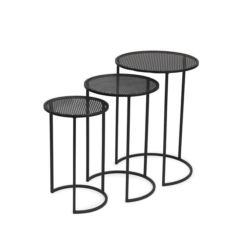 Bijzettafels Zwart - metaal