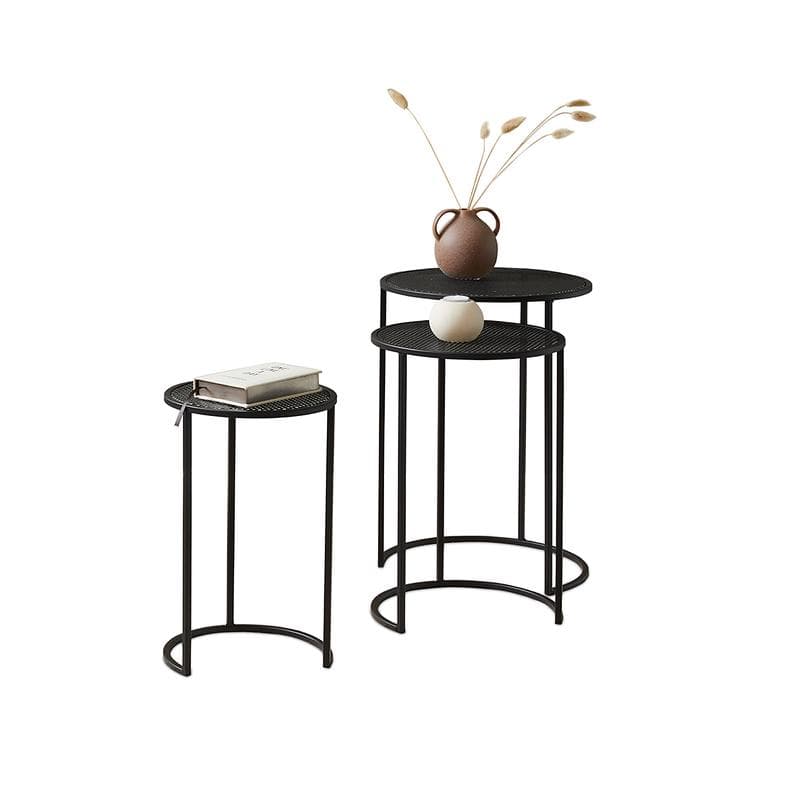 Bijzettafels Zwart - metaal
